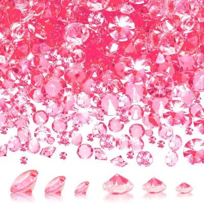 Acrylkristalle Rosa 5000 Stück 3/6/10 mm