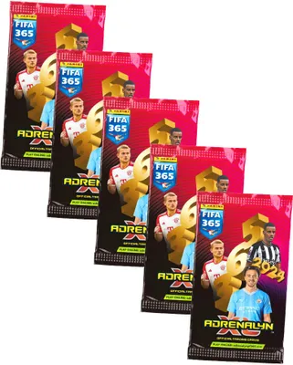 Produktbild von Panini Fifa 365 Karten 2024 - Trading Cards - 5 Booster Sammelkarten