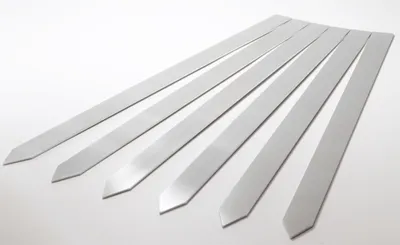 Produktbild von Edelstahl Adana Grillspieße extra breit 24mm und 600mm lang (600mm 10er Set)