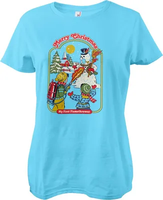 Produktbild von My First Flamethrower Girly Tee - X-Large  - Skyblue