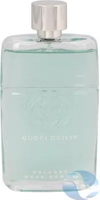 Obrázek produktu pro Gucci Guilty Cologne, Pánské, 90 ml, Nedoplnitelná lahvička, Sprej, ALCOHOL DENAT., AQUA/WATER/EAU, PARFUM/FRAGRANCE, GERANIOL, CITRONELLOL, ETHYLHEXYL..., 1 kusů