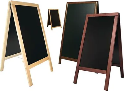 Produktbild von Kundenstopper mit Kreidetafel 58 cm x 100 cm