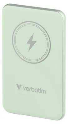 Immagine prodotto di Verbatim Powerbank induttivo `N` Go 15W5000Mah senza fili magnetico verde/verde 32241