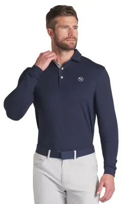 Produktbild von Puma Cloudspun Midweight Golfpoloshirt für Herren, Marineblau