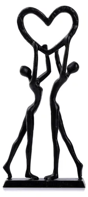 Produktbild von Eisenpaar-Skulptur für romantische Wohnkultur