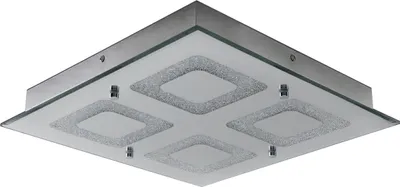Produktbild von Näve LED Deckenleuchte "Mirror" - Material: Metallspiegel mit Kristallen - Farbe: chrome; 1223942
