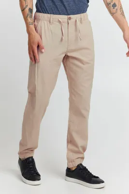 Produktbild von BLEND BHLennik Herren Leinenhose Lange Stoffhose Hose mit Kordelzug Eingrifftaschen Leinenmix Regular fit