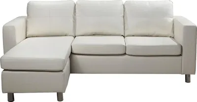 Produktbild von Doppelseitiges Ecksofa ACKLEY aus - Farbe elfenbein