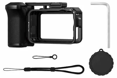 Immagine prodotto di INF Kit Impugnatura Street Photography per Action 6 — sgancio rapido magnetico, otturatore regolabile, gabbia protettiva, impugnatura ergonomica compatibile con DJI Osmo Action 6