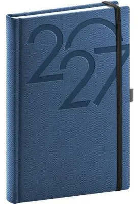 Zdjęcie produktu dla NOTIQUE, dziennik na rok 2027, kolor niebieski, format 15 x 21 cm