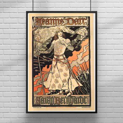 Produktbild von Bild Poster - Joan of Arc Kampf - A4 (21 cm x 29,7 cm)