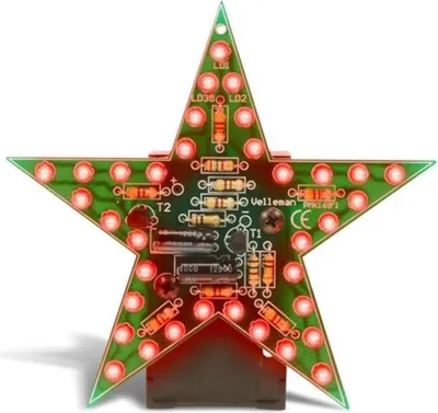 Obrázek produktu pro Blikající červená LED hvězda