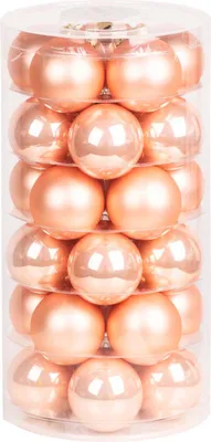 Produktbild von Weihnachtskugeln 30 Stk 6 cm Sweet Melon