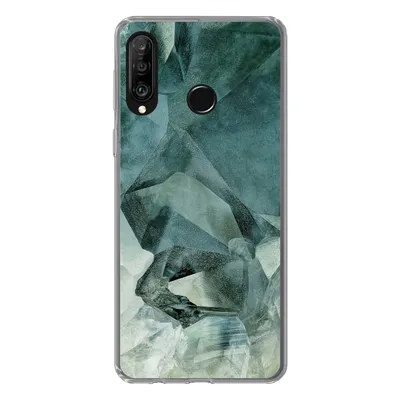 Produktbild von MuchoWow® Handyhülle Schutzhülle Hülle für Huawei P30 Lite Mineralien - Kristalle - Naturstein Silikon Softcase Handy Hülle - Handyhülle
