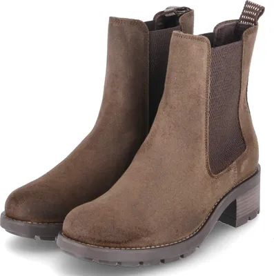 Produktbild von Tamaris Damen Chelsea Boots/ Stiefeletten Braun Rauleder Größe: 41