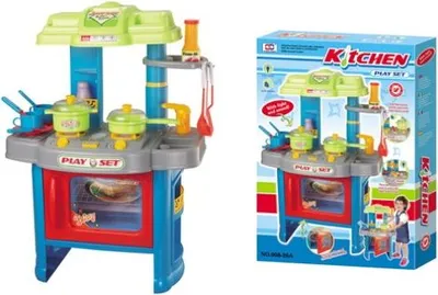 Produktbild von G21 Kinderküche mit Zubehör blau G21-690403