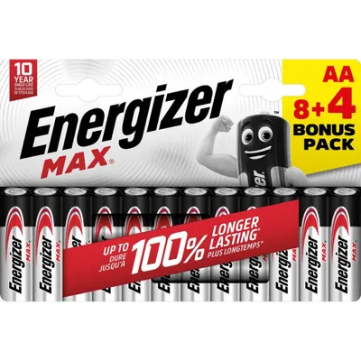 Immagine prodotto di Energizer LR6/12 Max AA 8+4 zdarma