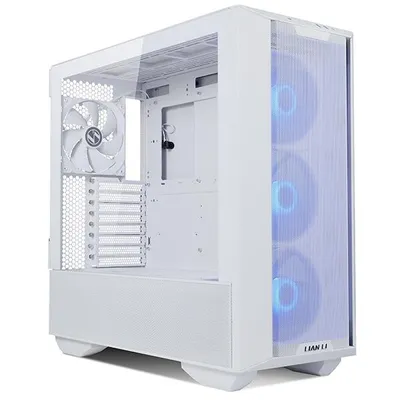 Zdjęcie produktu dla Lian Li Lancool III , Midi Tower, PC, Biały, ATX, EATX, micro ATX, Mini-ITX, Aluminium, SGCC (stal ocynkowana ogniowo), Szkło hartowane, 18,7 cm
