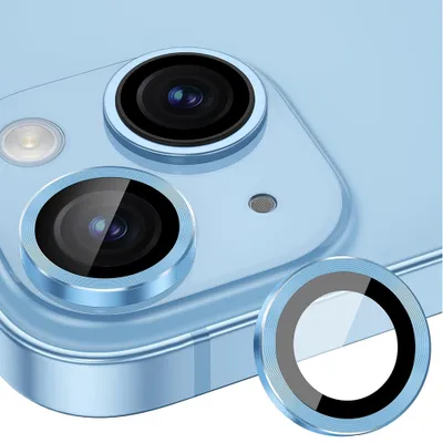 Obrázok produktu pre Ochranné sklo fotoaparátu Lito pre iPhone 15 Pro Max - Modrá KP29207
