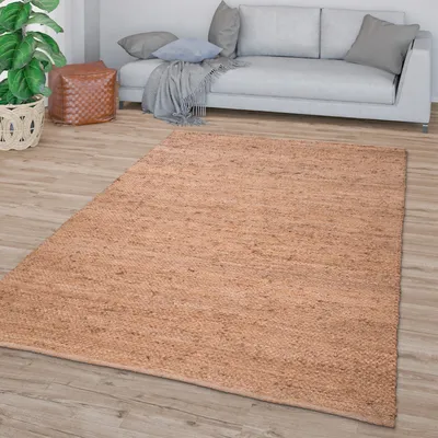 Produktbild von TT Home Wohnzimmer Teppich Handgearbeitet Modernes Sisal Design Mit Bordüre Größe 120x170 cm