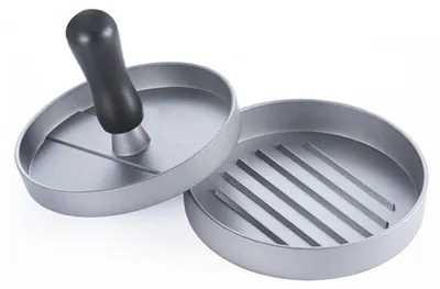 Zdjęcie produktu dla Go Go Gadget – Praska do hamburgerów – Akcesoria do grilla – Stal nierdzewna – średnica 11,5 cm – 1 sztuka