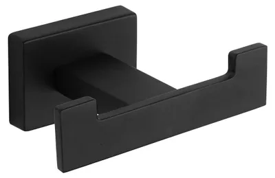 Produktbild von Aqualine APOLLO Doppelhaken, Schwarz matt