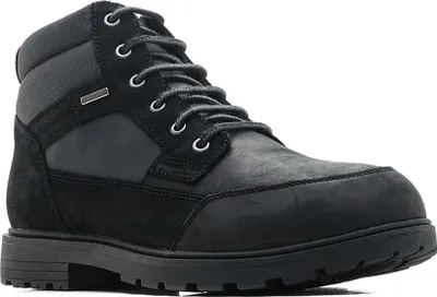 Immagine prodotto di Geox, scarpe da uomo, modello U AKIM ABX, nere, in pelle, foderate e impermeabili. Taglia 44