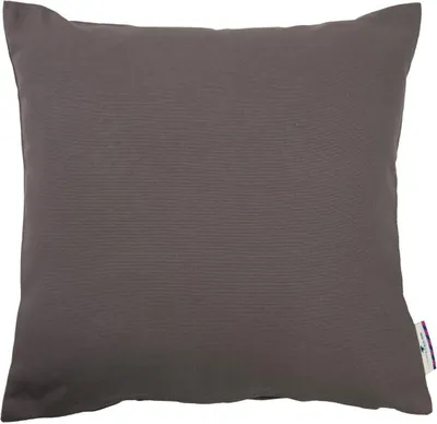 Produktbild von TOM TAILOR Zierkissenhülle DOVE Dunkelgrau 50 x 50 cm