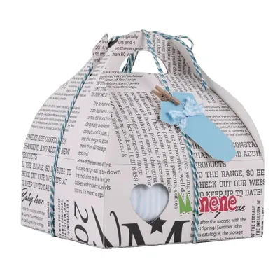 Produktbild von Baby Junge Geschenkset Geschenkbox Geburt Neugeborene 4-tlg Box Babygeschenk Set
