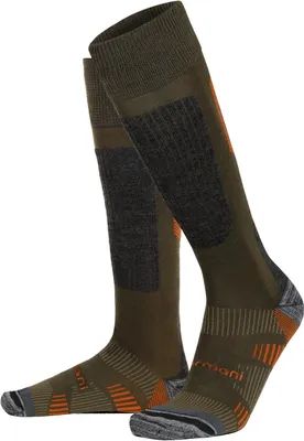 Produktbild von normani 2 bequeme Merino Trekking Kniestrümpfe mit Frotteesohle
