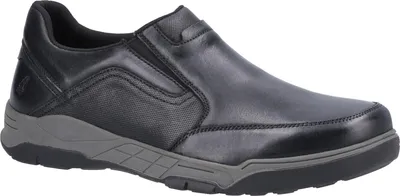 Immagine prodotto di Hush Puppies - Scarpe da uomo "Fletcher", pelle FS7672 (42 EU) (Nero)
