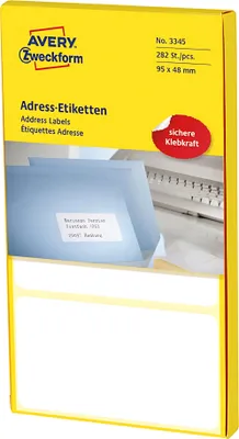 Produktbild von Avery Zweckform 95 x 48 mm 282 Etikett(en)