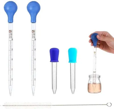 Produktbild von Präzise Glas-Pipetten-Set aus Silikon, 4-teilig