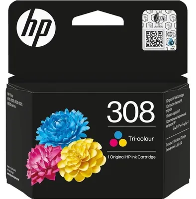 Imagen del producto de HP Cartucho 308 Tricolor