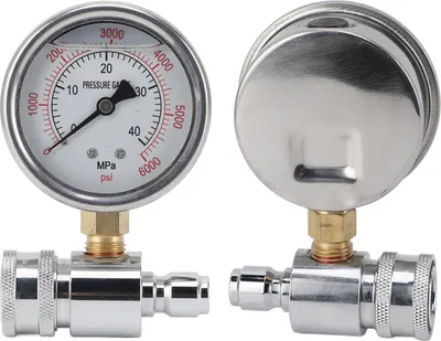 Obrázok produktu pre Tlakomer 6000psi Vysoký tlak 3/8in Rýchle pripojenie Príslušenstvo pre diely