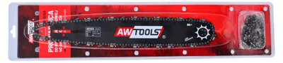 AWTOOLS Führungsschiene mit Kette 35 cm 3/8" 52 Glieder für CS450 Black Line