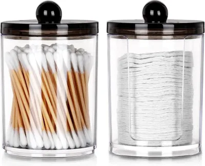 Obrázek produktu pro Zásobník na tyčinky a kosmetické tamponky 2 ks.
