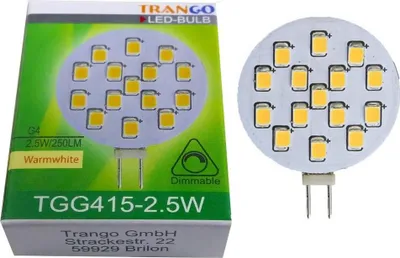 Produktbild von 2.5 Watt dimmbares G4 LED Leuchtmittel Platine 12V AC/DC warm-weiß