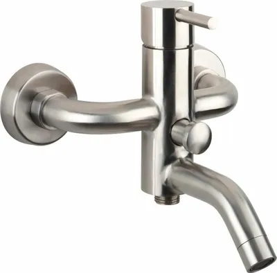 Produktbild von Sapho MINIMAL Wannen-Armatur, Edelstahl matt