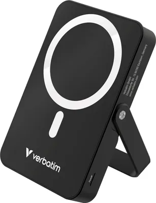 Immagine prodotto di Verbatim Charge 'n' Go Magnetic Wireless Polimeri di litio (LiPo) 10000 mAh Carica wireless Nero