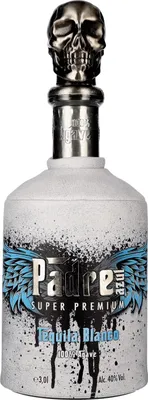 Produktbild von Padre Azul Super Premium Tequila Blanco 100% Agave 40% Vol. 3l