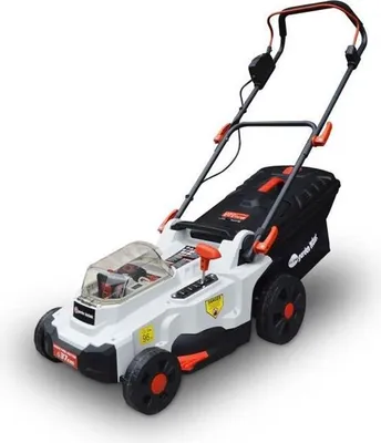 Obrázek produktu pro Akumulátorová sekačka na trávu, šířka záběru 37 cm, 40 V, ELEM TDE40V37-LI2BF, funkce mulčování, indukční motor, sběrný koš 35 l
