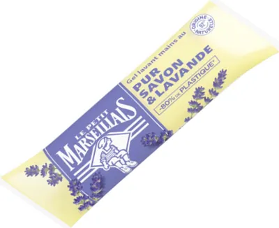 Produktbild von Le Petit Marseillais Flüssigseife Lavendel 250 ml Nachfüllpack – Beruhigende Pflege