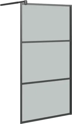 Immagine prodotto di Parete Doccia Walk in 100x195 cm in Vetro Scuro ESG Nero