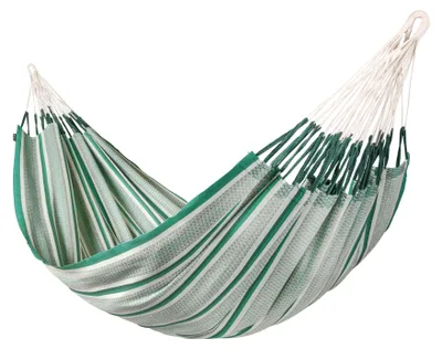 Produktbild von Hängematte Kingsize La Siesta 400 x 180 cm grün grau