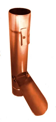 Regenwasserklappe Kupfer 60 mm