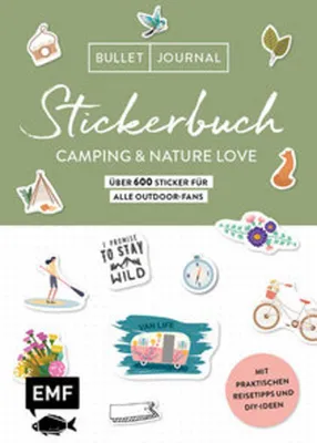 Produktbild von Bullet Journal Stickerbuch - Camping & Nature Love - Über 600 Sticker für alle Outdoor-Fans