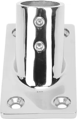 Immagine prodotto di Barca corrimano base 7/8 pollici 316 acciaio inox marino rettangolare maniglia ringhiera montaggio per barche yacht 60 °