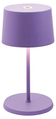Zdjęcie produktu dla Olivia Pro Mini Lilac Lampa stołowa LED z możliwością ładowania i ściemniania