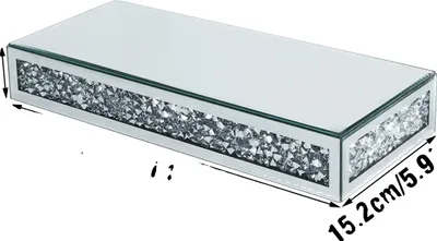 Immagine prodotto di Scaffali galleggianti a parete, Design moderno, Materiale resistente, Argento